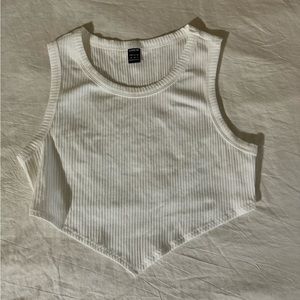 Bandana style white crop